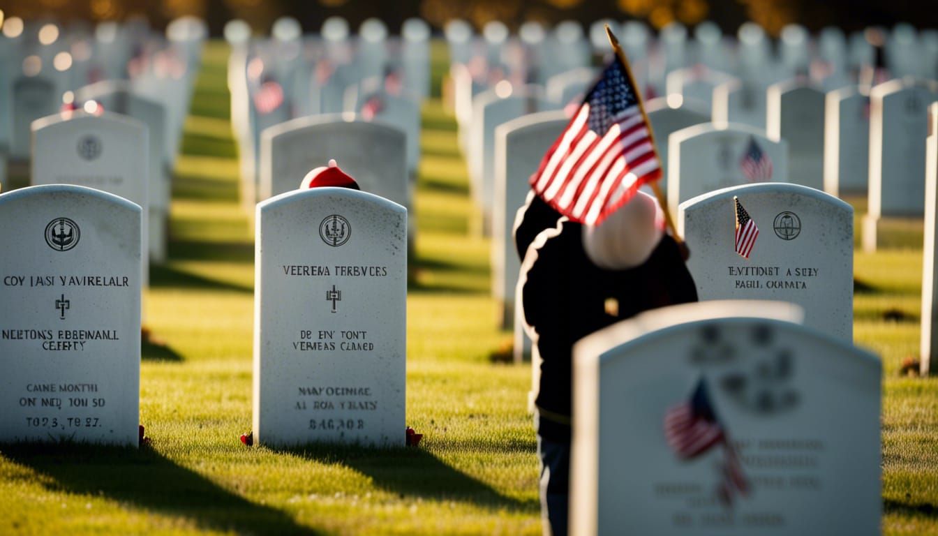Veterans Day Remembrance at National Cemetery