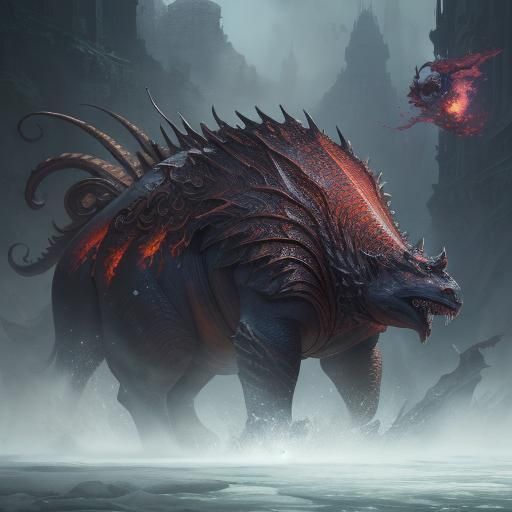 Detailed Matte Painting of a Woman's Embrace