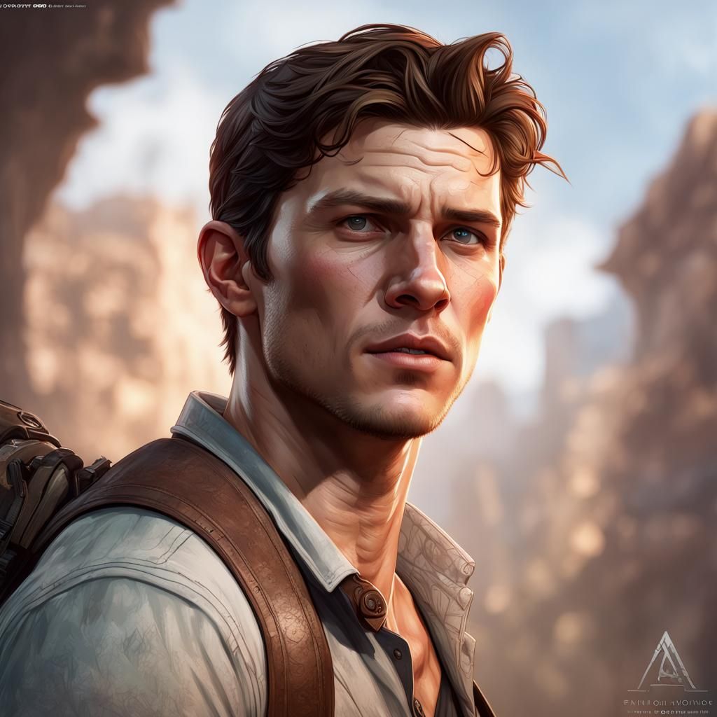Tom Holland as Nathan Drake: Adventure Portrait