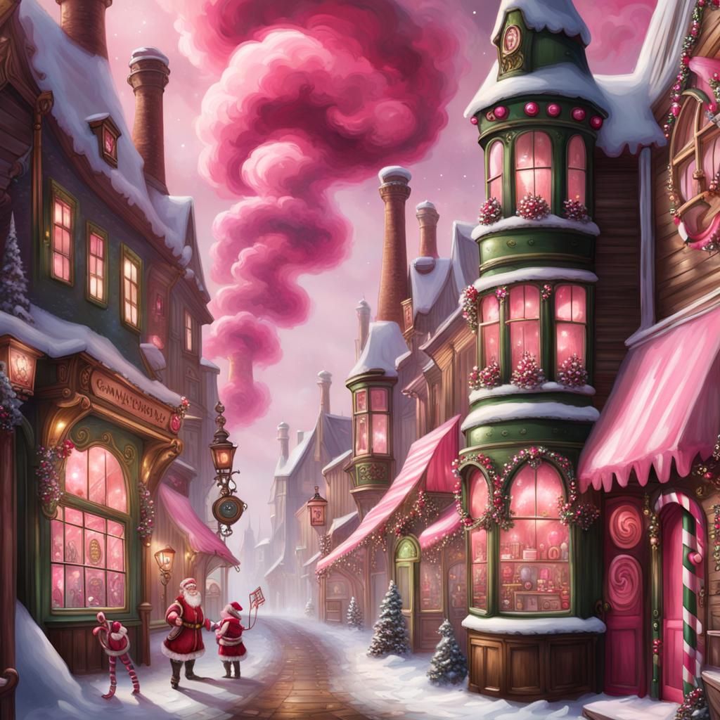 Santa's North Pole Steampunk Village