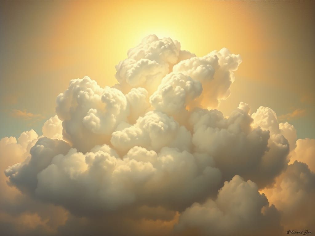 Renaissance-Inspired Virgin Mary Cloud Formation