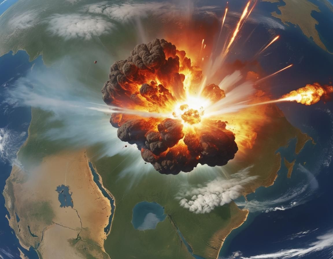 Devastating Earth Explosion: Cataclysmic Impact
