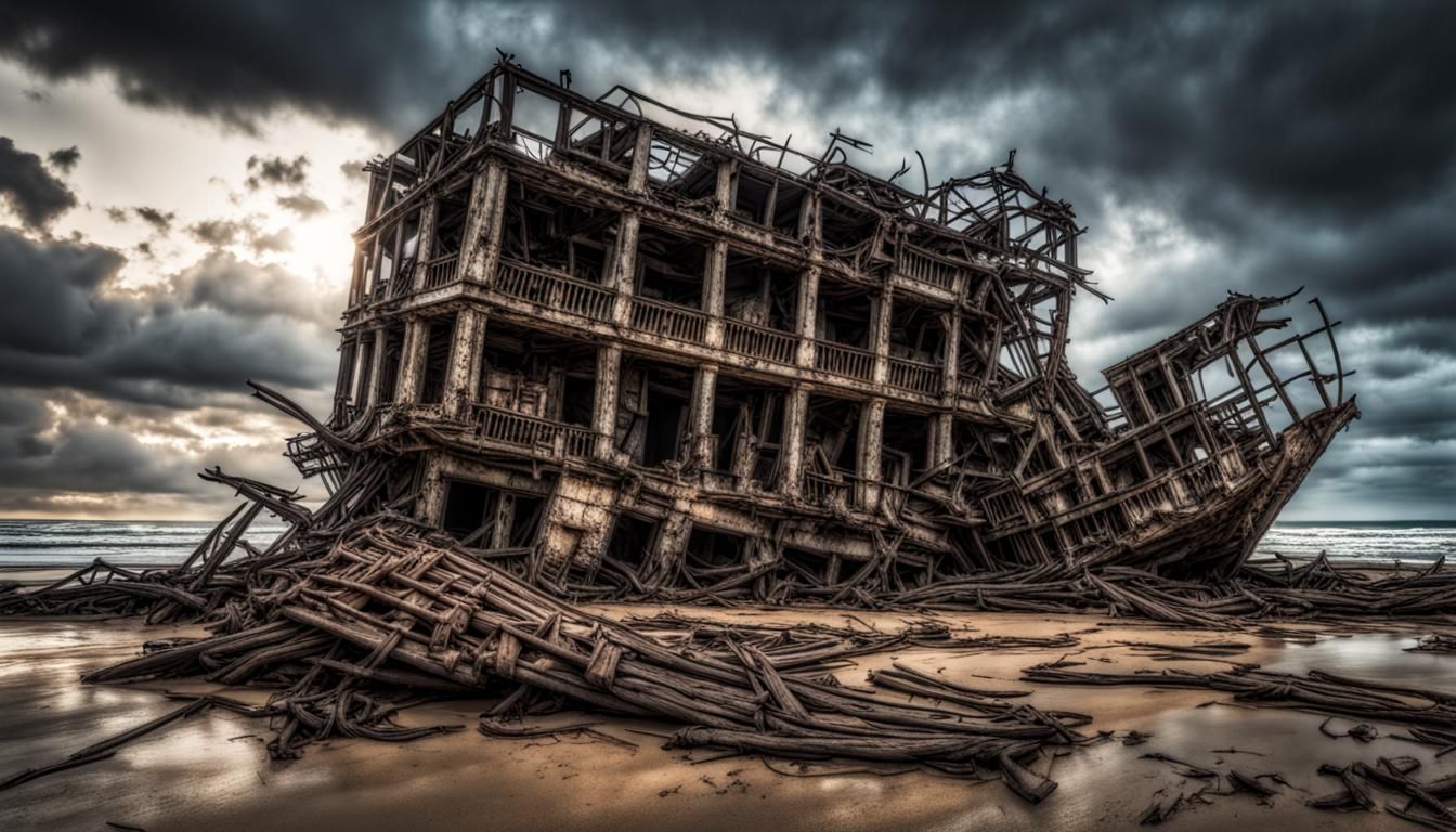 Hyperrealistic Wrack and Ruin in High Definition