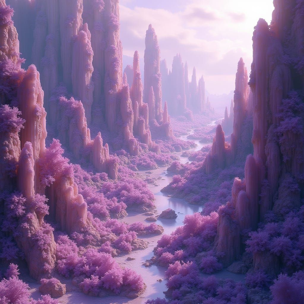 Amethyst and Quartz Metropolis