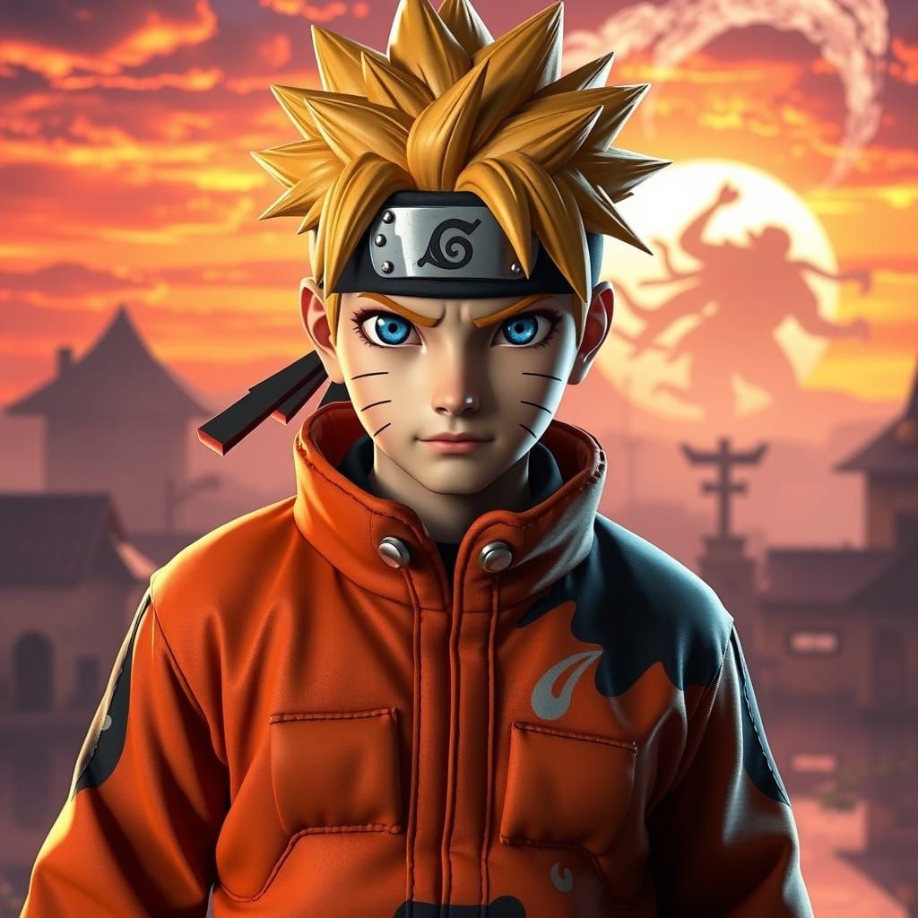 Naruto Uzumaki in Cinematic 3D