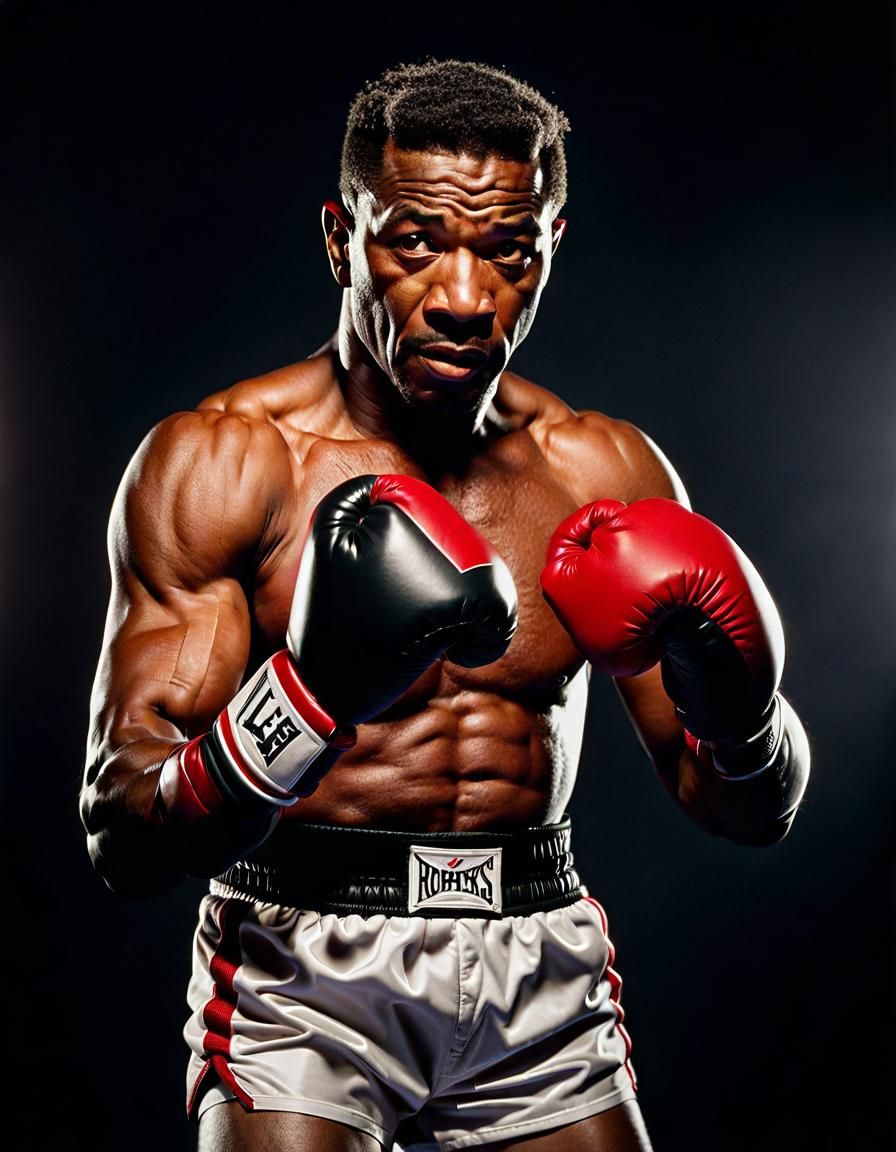 Five-time middleweight champion Sugar Ray Robinson