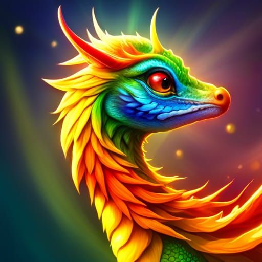 Fluff, the magic dragon!