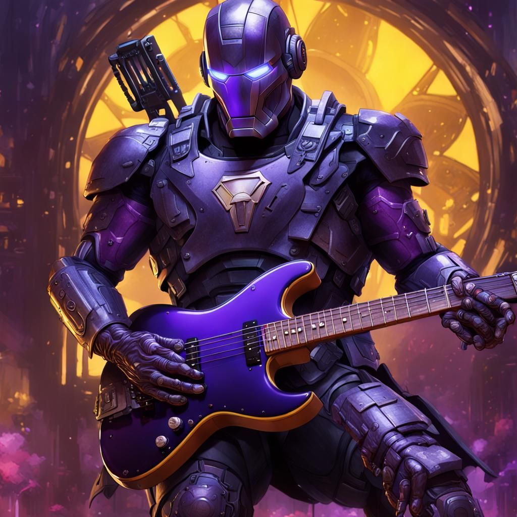 War Machine Shreds on Electric Guitar