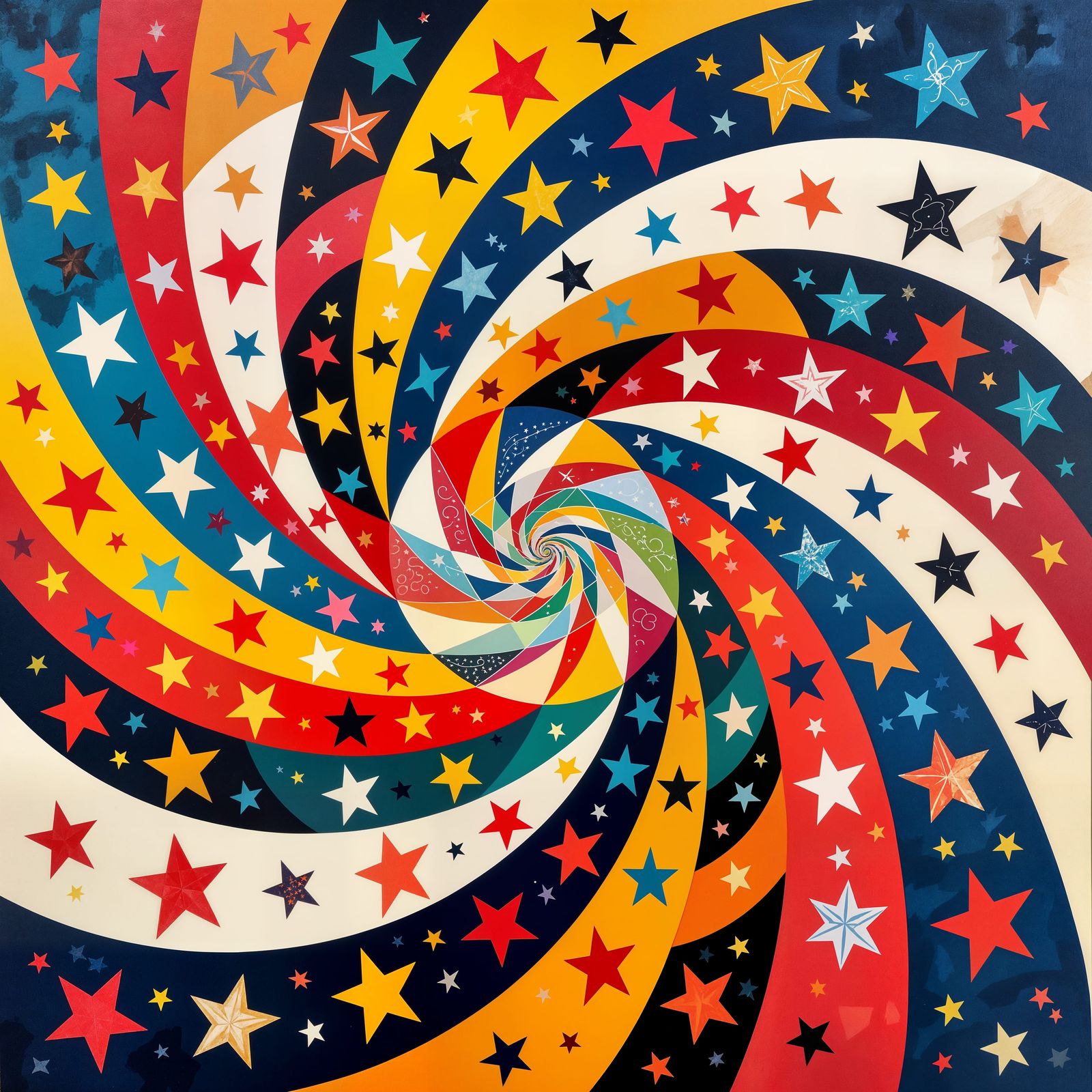 Flags Spiral: A Symbol of Global Unity