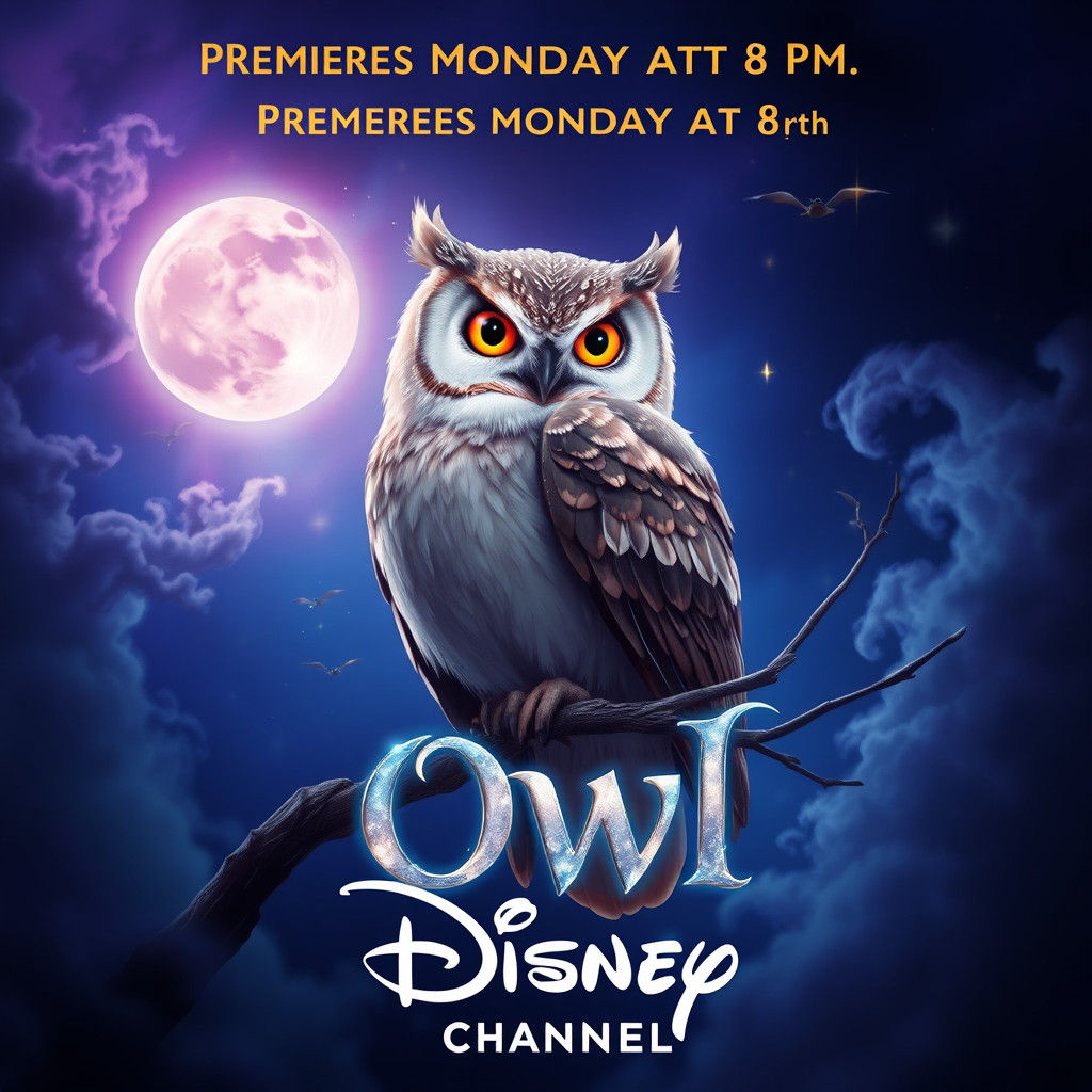 Mystical Owl Poster: Premieres Monday on Disney