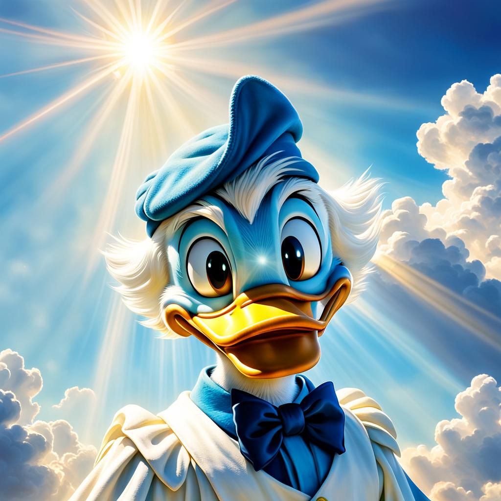 Donald Duck in Ethereal Soft Focus
