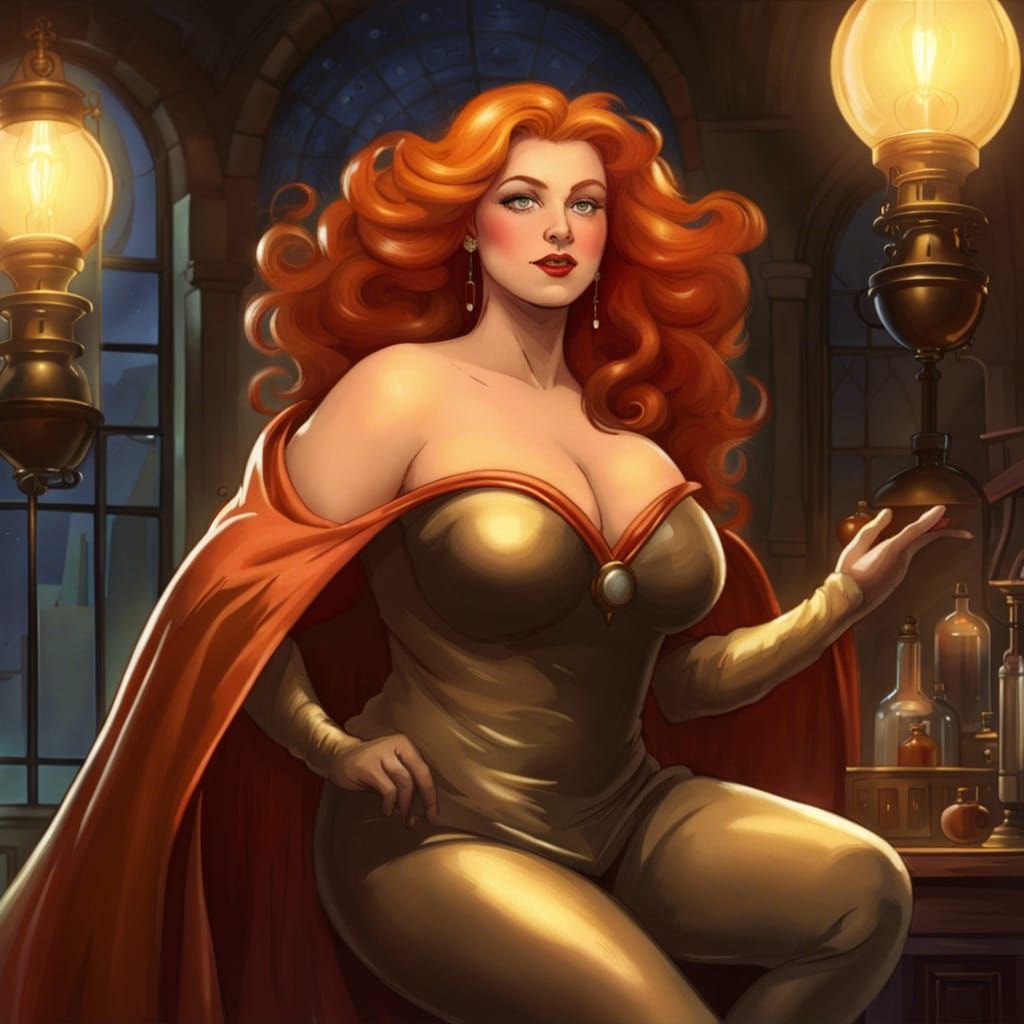 SuperGoddess in Alchemist Lab: Fantasy Concept Art