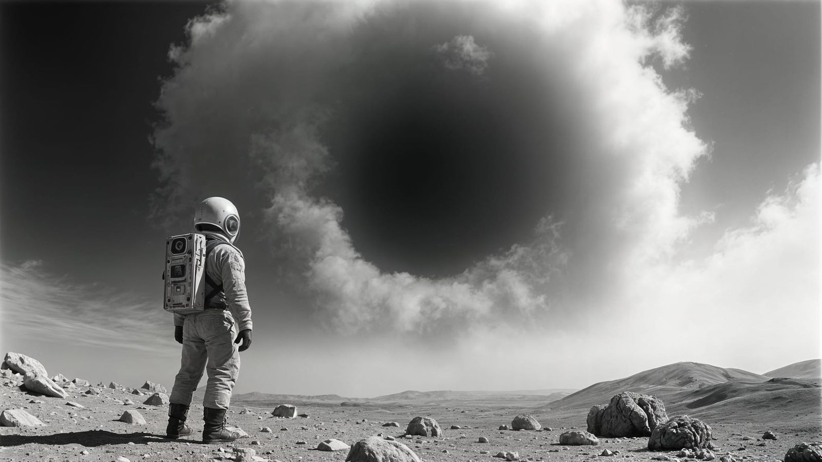 Surreal Departure to Infinity: Gelatin Silver Print