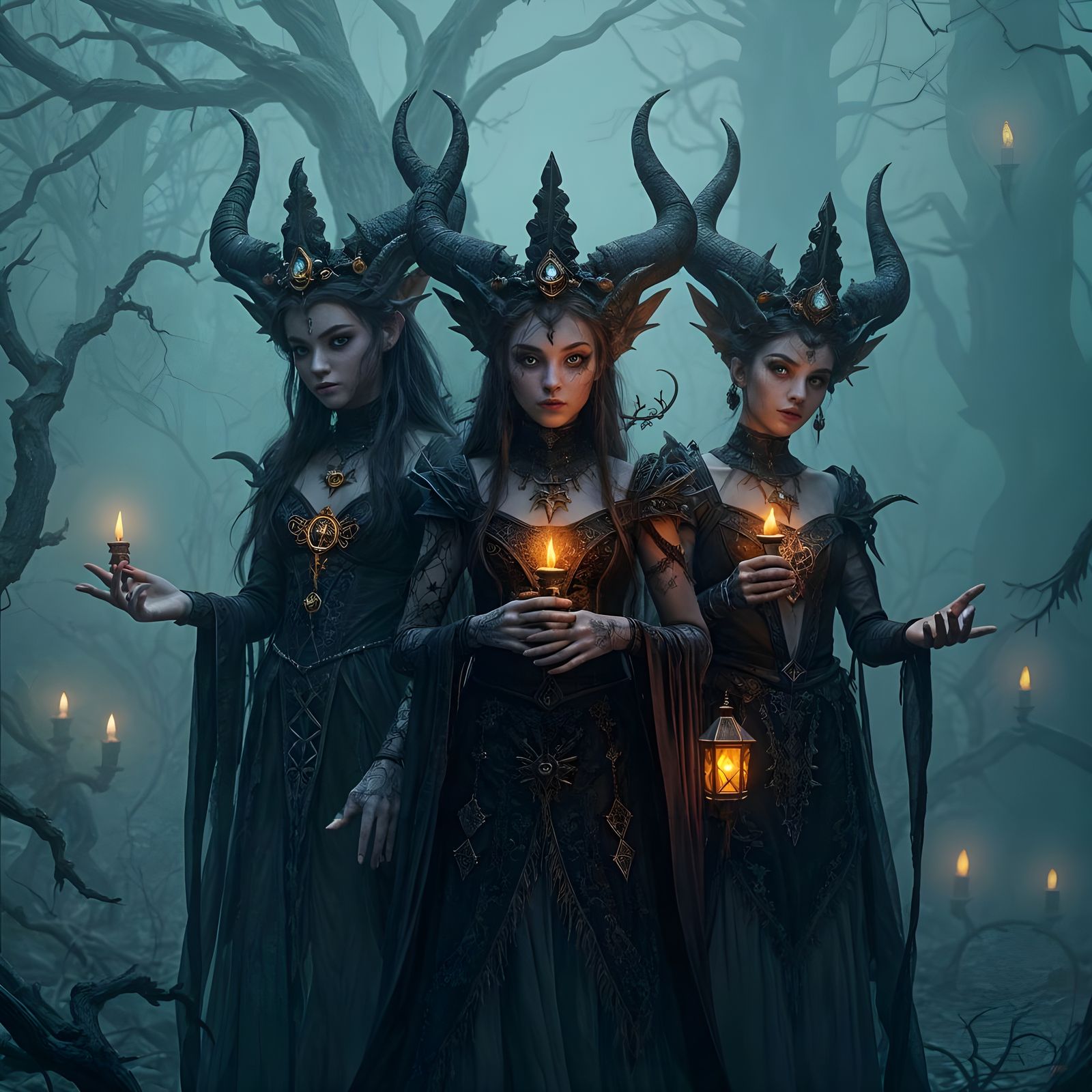Eternal Beast Princesses Unite in Dark, Mystical Realm