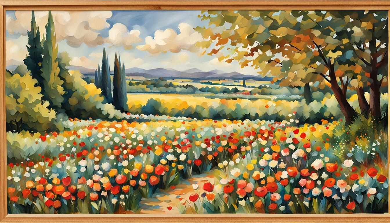 Bonheur en Devenir: An AI Interpretation