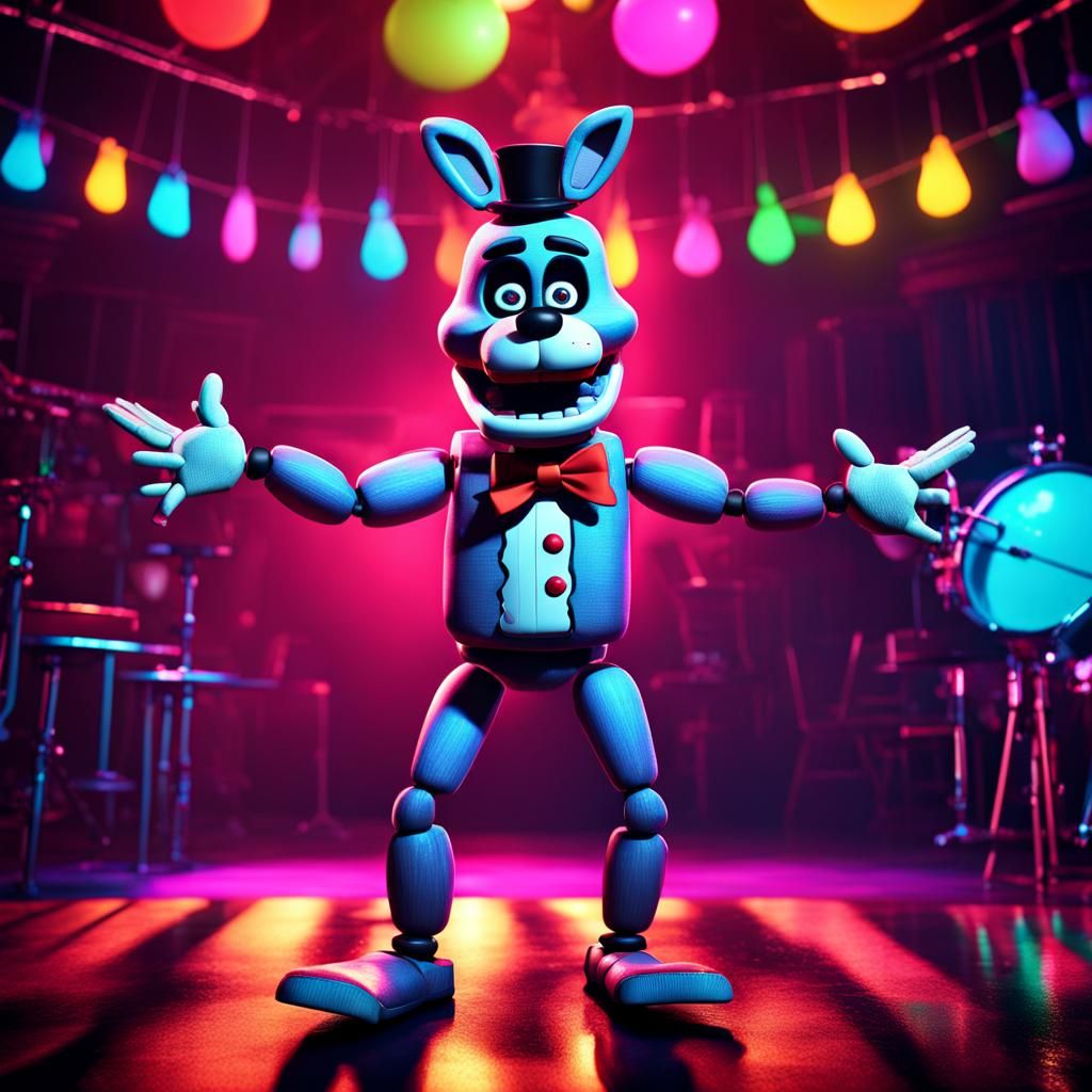 The Puppet Disco Dance: Detailed Matte Painting