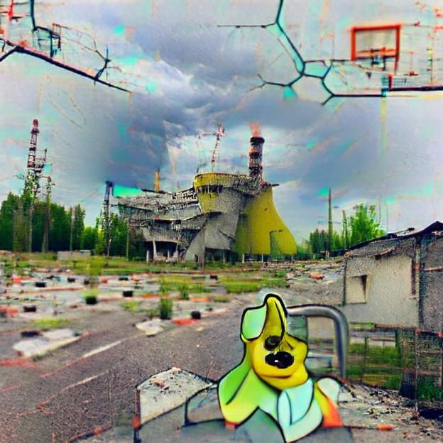 Chernobyl Exclusion Zone: AI-Generated Landscape
