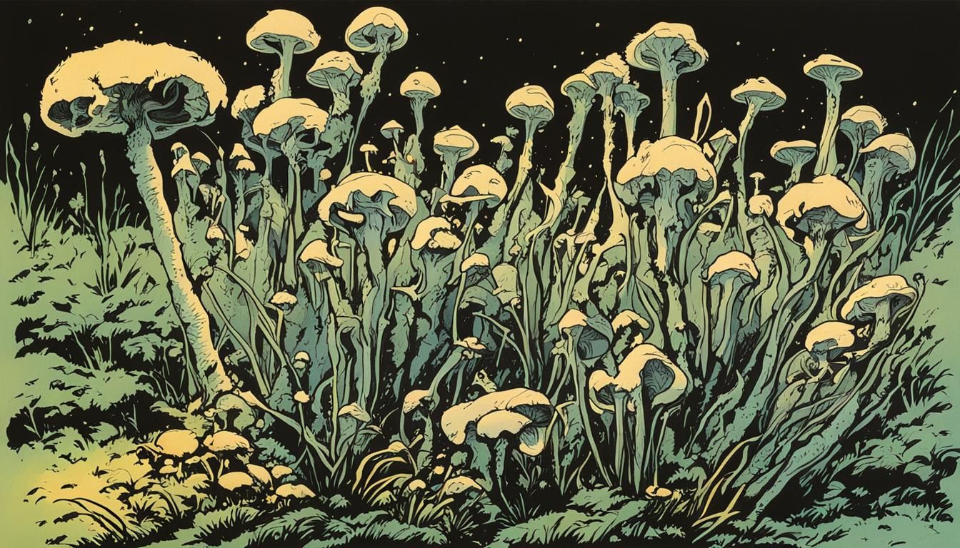 Enoki fungus / Flammulina velutipes