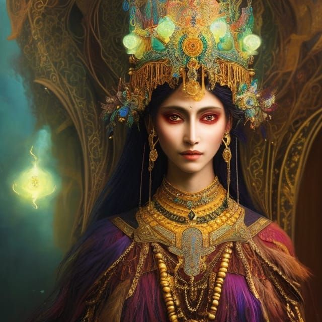 Futuristic Queen of Atlantis