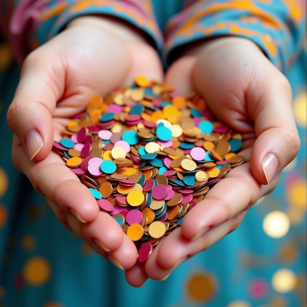 Rainbow Confetti Explosion