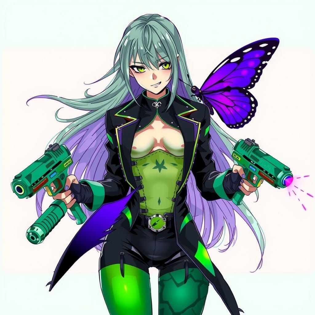 Anime Villainess Controlled by Mystical Purple Butterfly