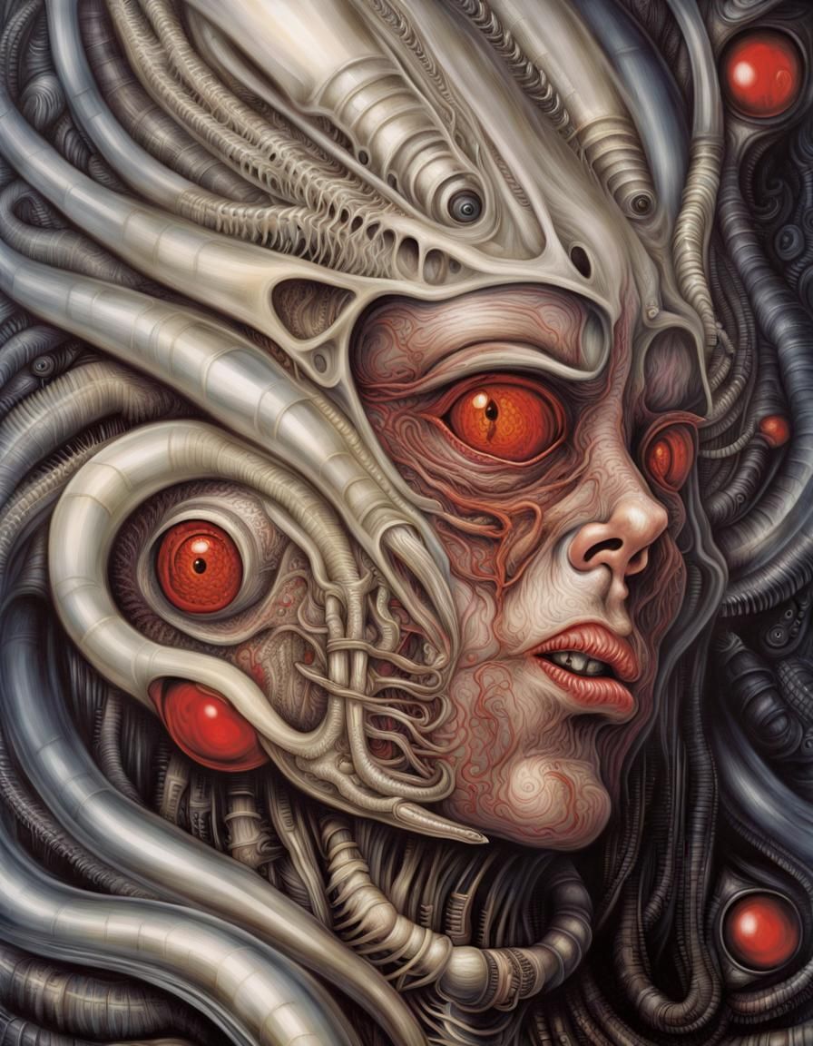 Cryptid Portrait in Surrealist Style