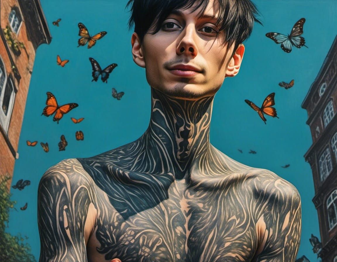 Hyperrealistic Animals in a Colorful City