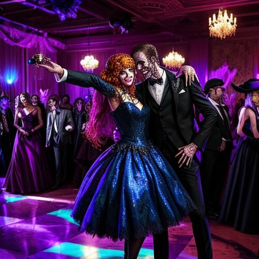 Monster High School Formal Dance with Disco Ball