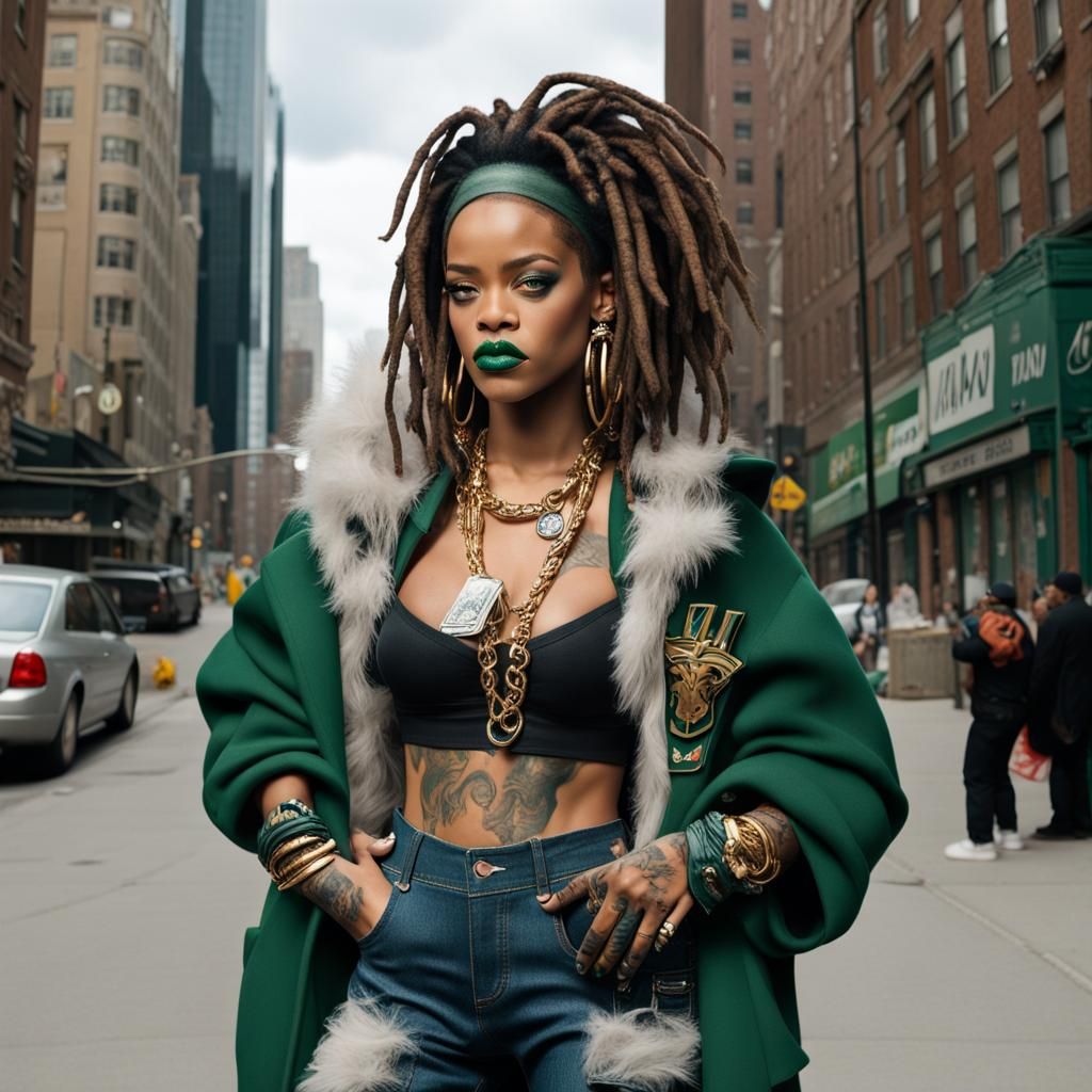 Rihanna as Cruella deVille Portrait in 4K