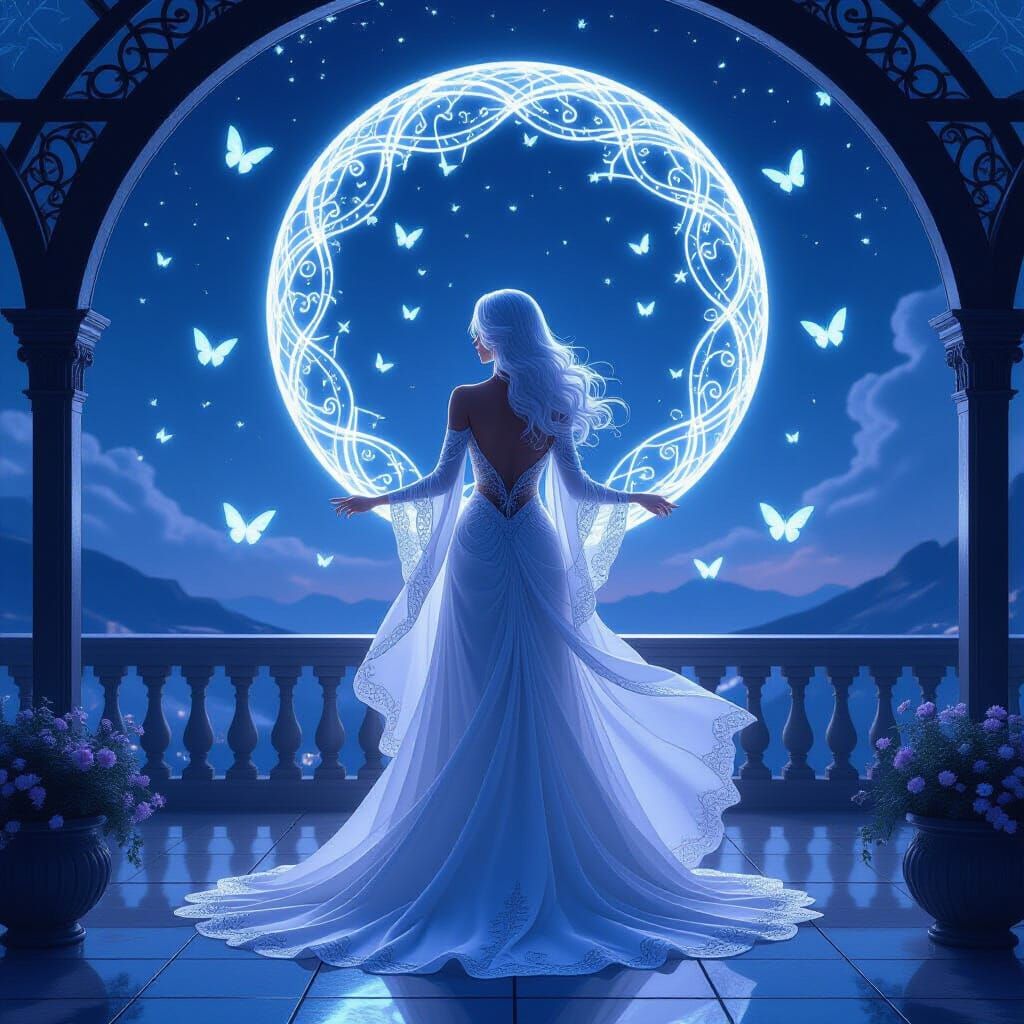 Moonlight Weaver Enchantress on Martian Terrace