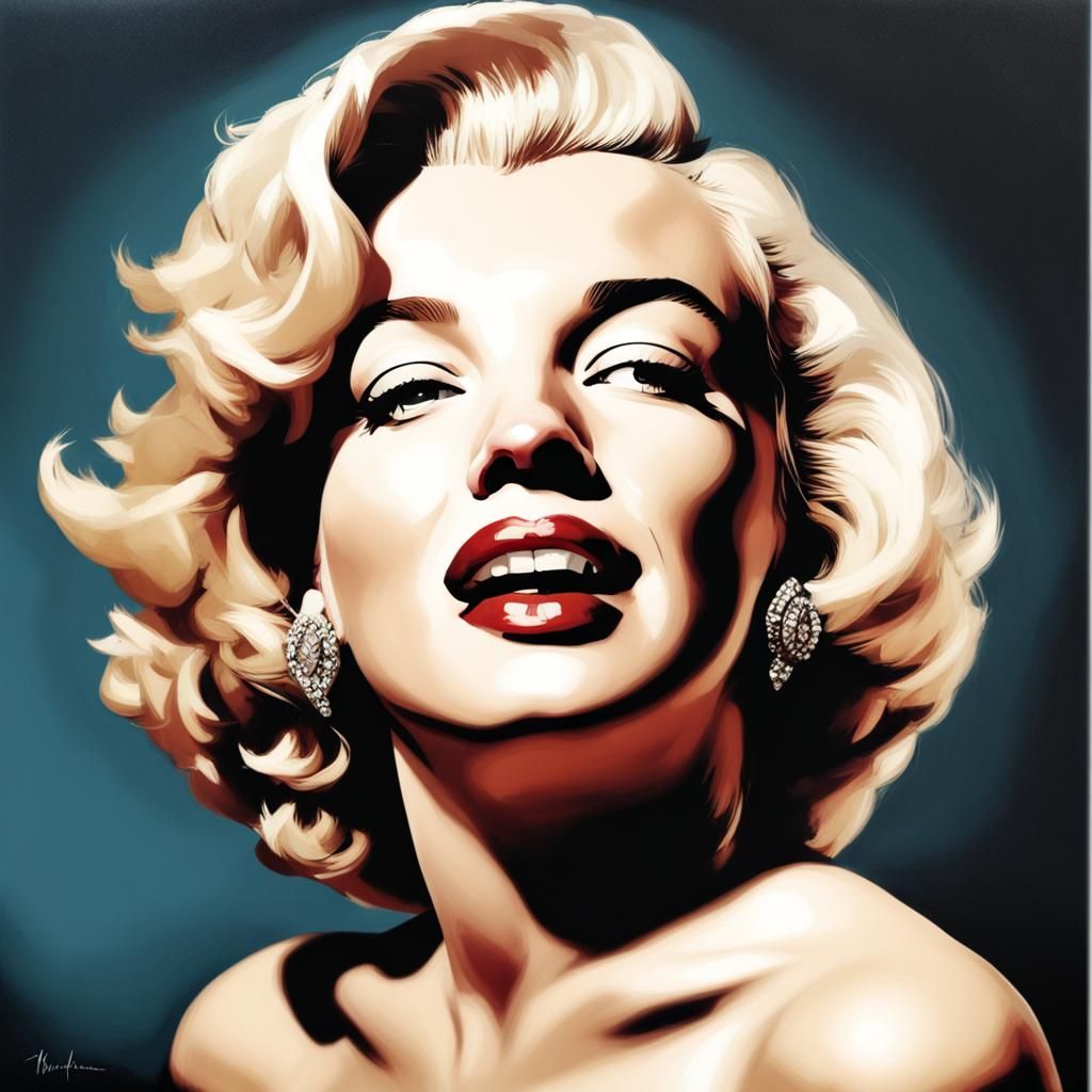 Iconic Marilyn Monroe Portrait