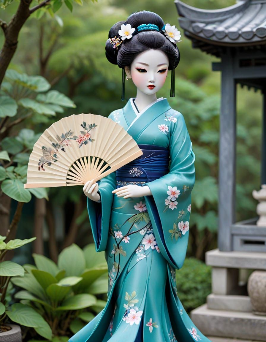 Maiko in Garden