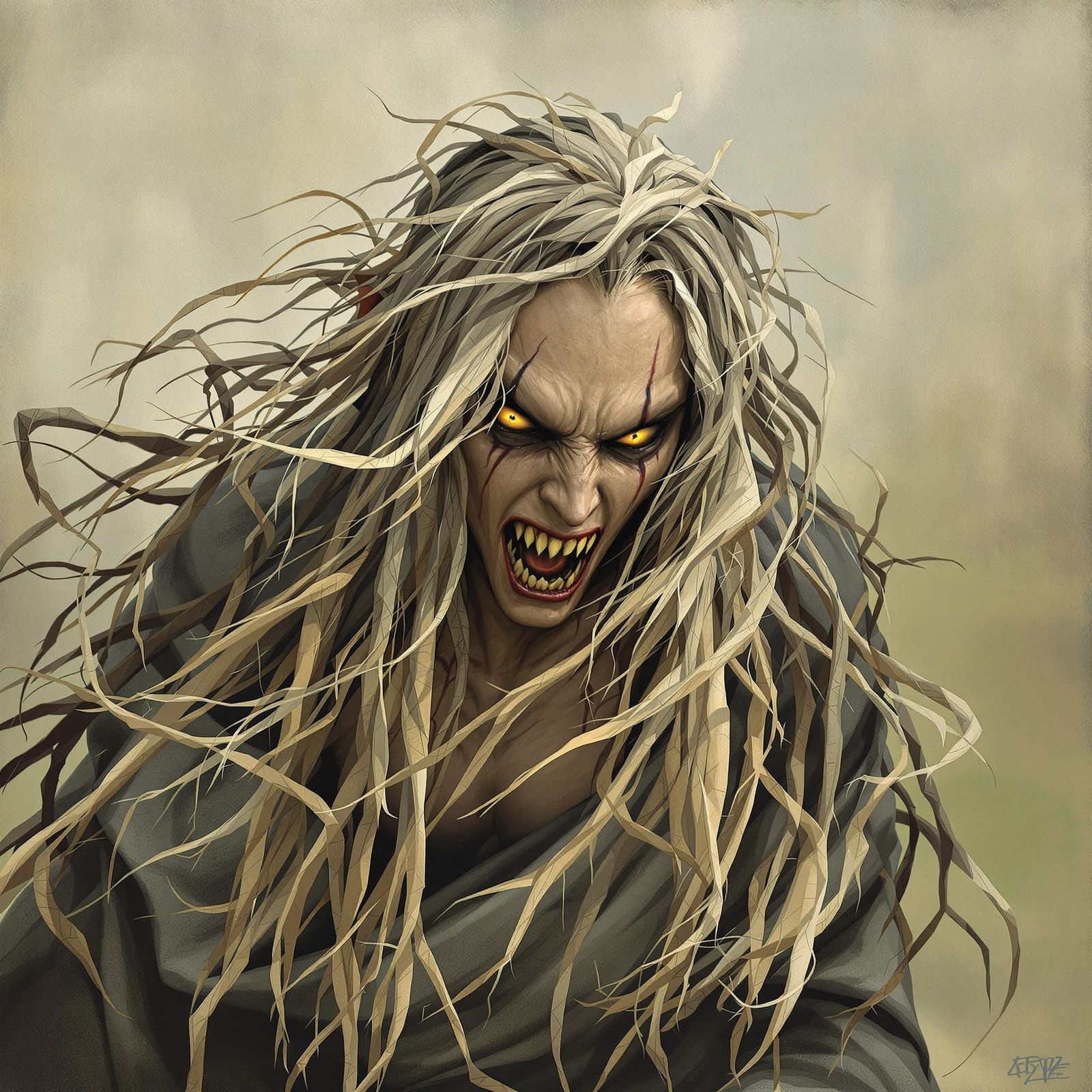 Ethereal Banshee Elegy in Whispers of a Fading Elf Spirit