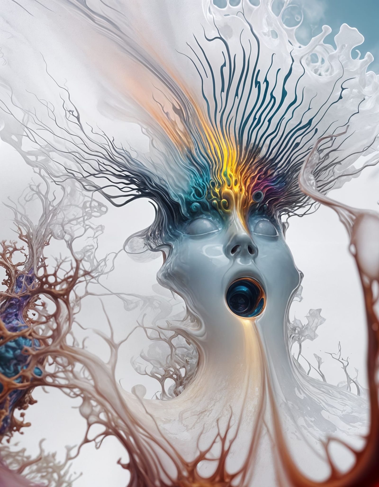 Geometric Abstract in 8k Resolution, Octane Render