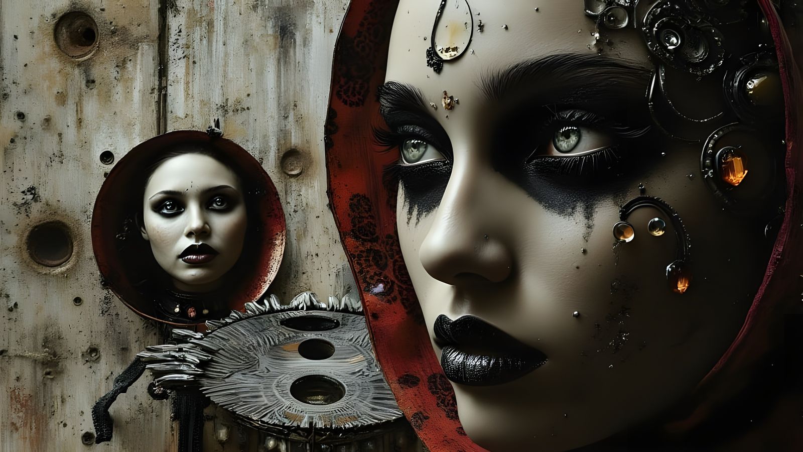 Mia Goth and Jack Smith