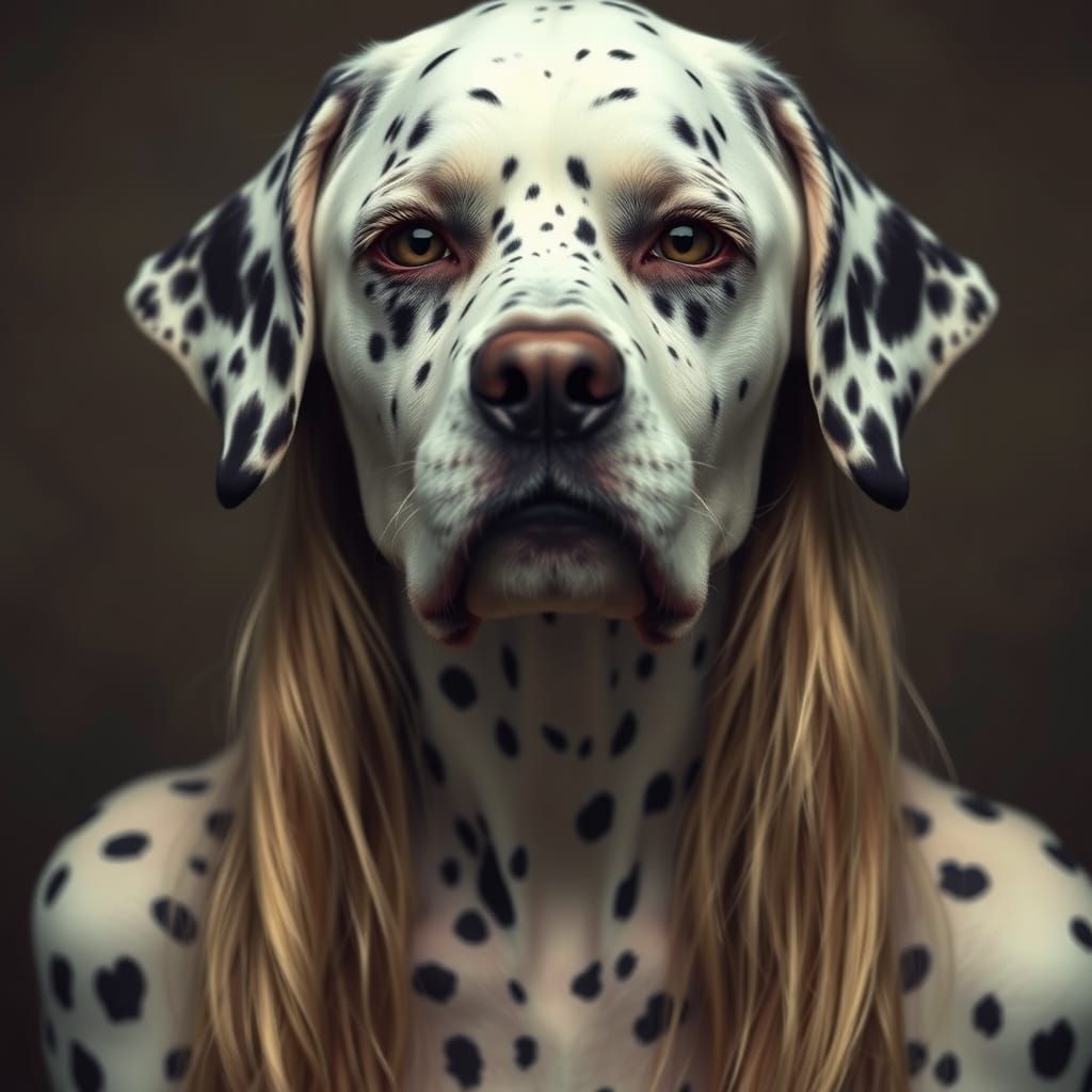 Humanoid Dalmatian