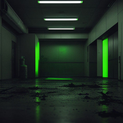 Abandoned Laboratory in Pensive Twilight