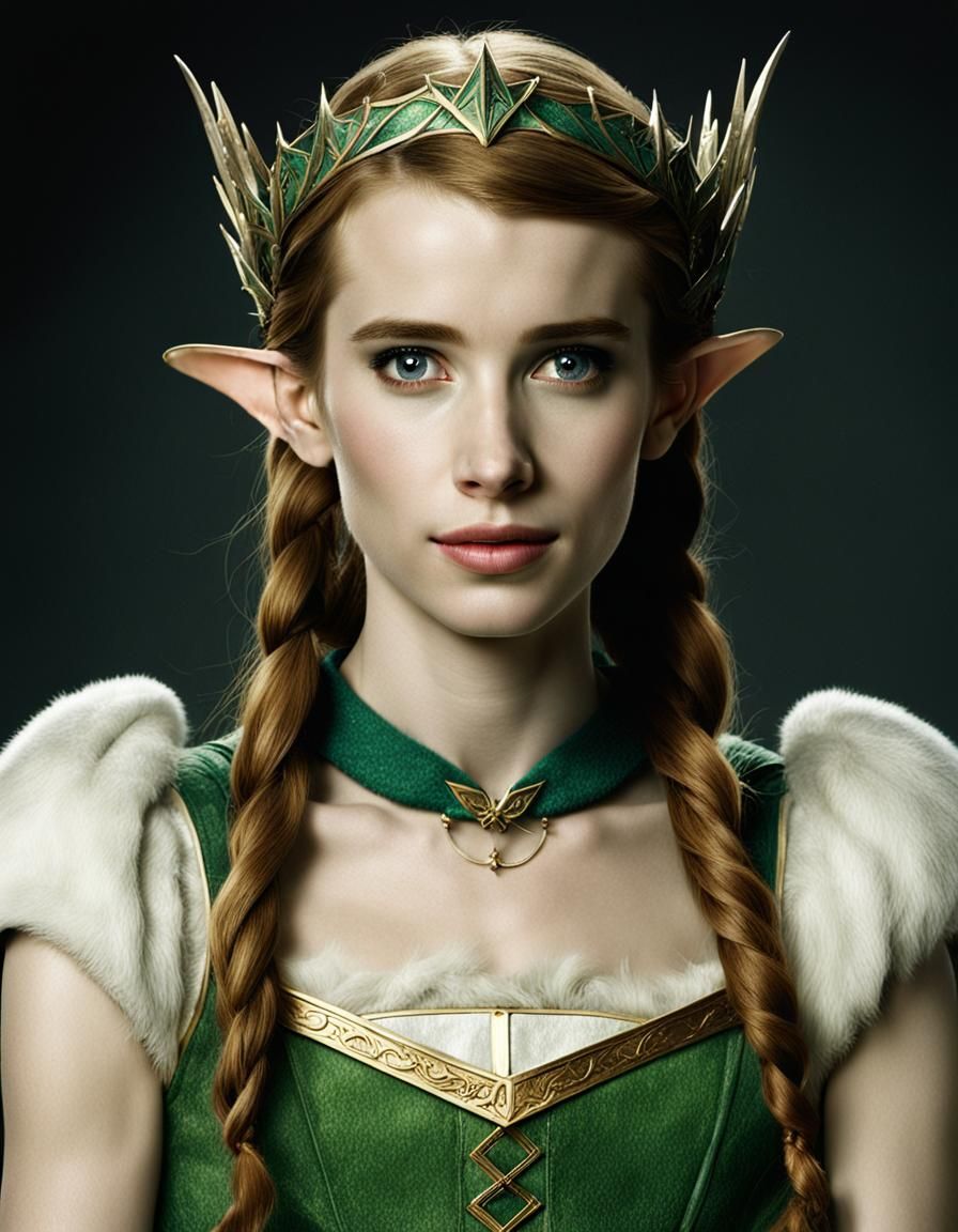 Elf Princess of Middle Earth: Cinematic Digital Art
