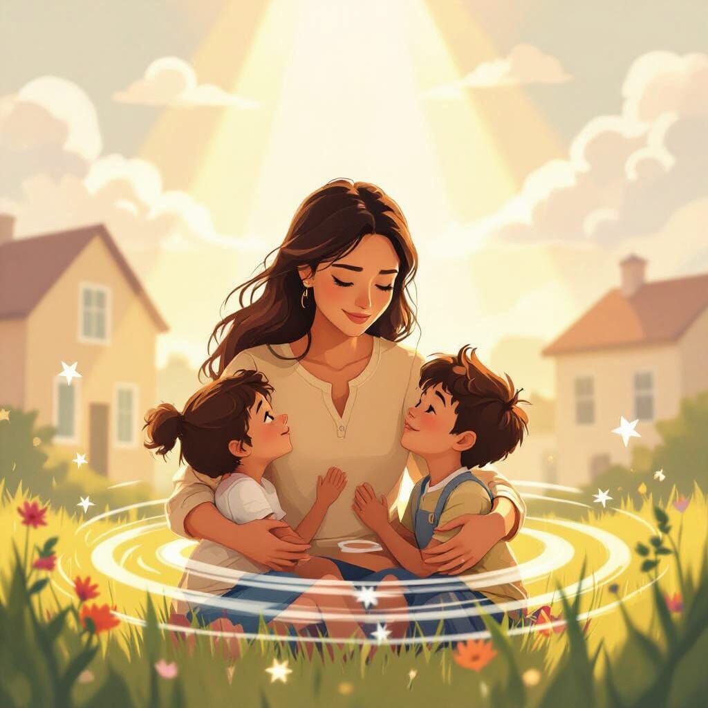 Distressed Educator's Ripple Effect: A Digital Illustration