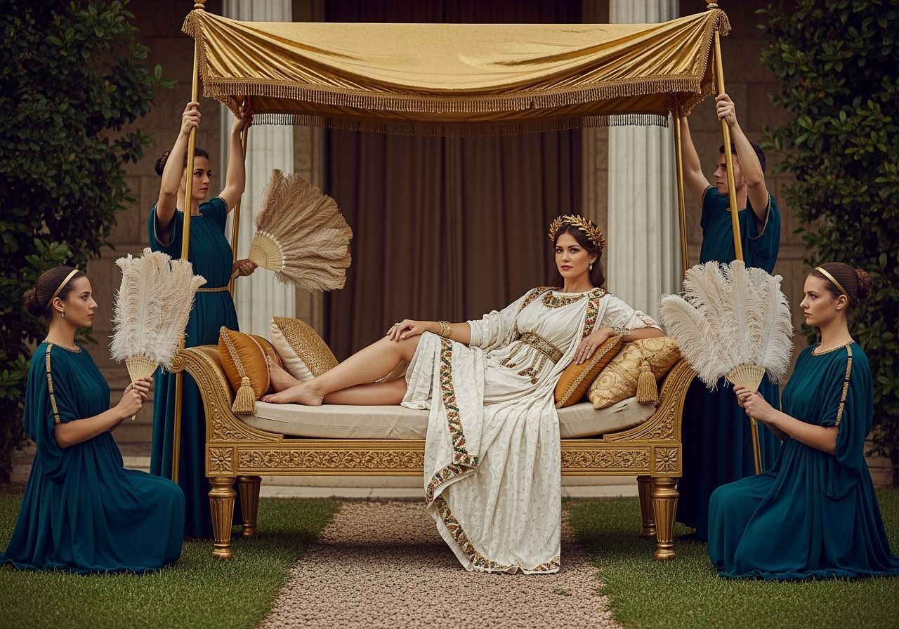 Empress Messalina Lounging in Her Imperial Palace