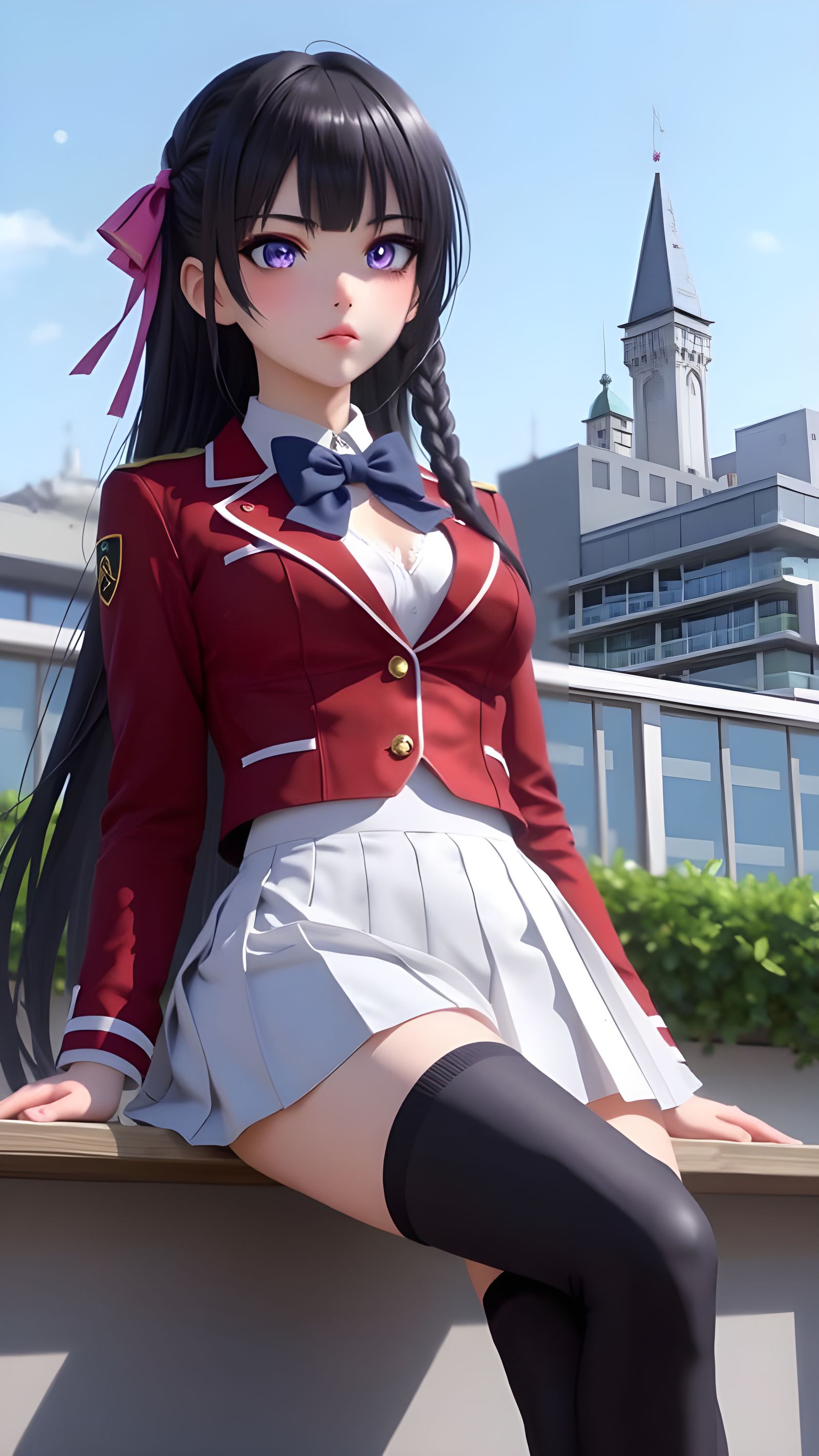 Horikita Suzune in Classroom of the Elite Style