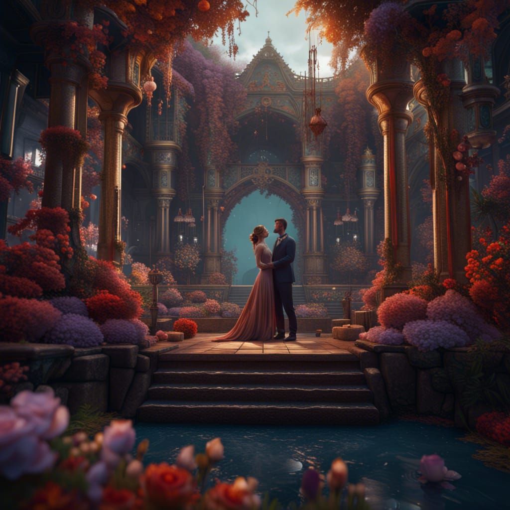 Fantastical Wedding Anniversary in Deep Color