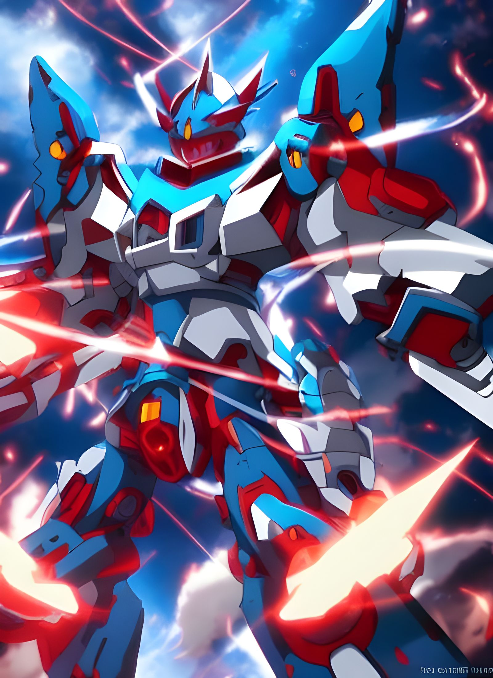 Gigantic Anime Mech in IMAX Style