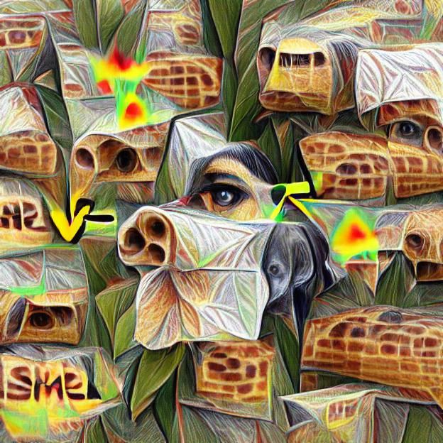 Abstract AI-Generated Image with Light and Shadow