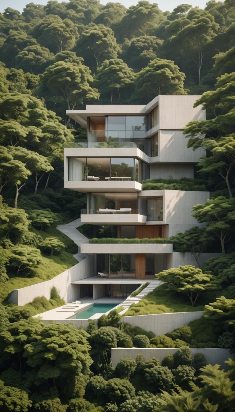 Luxurious Modern House with Minimalist Architecture