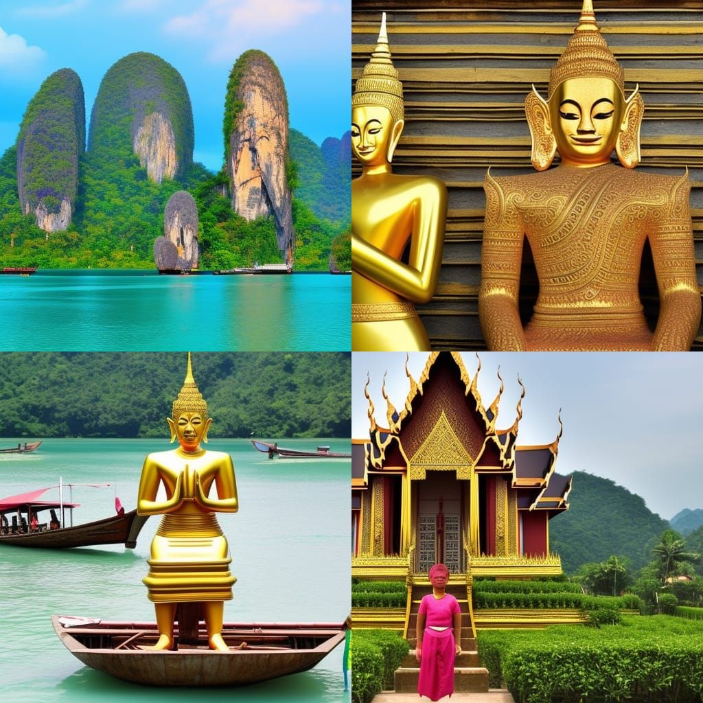Golden Temples of Thailand: A Traditional Vista
