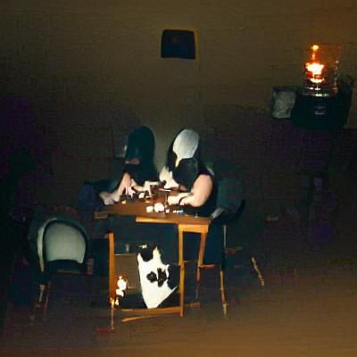 Playing Cards in Dark Room Still Life