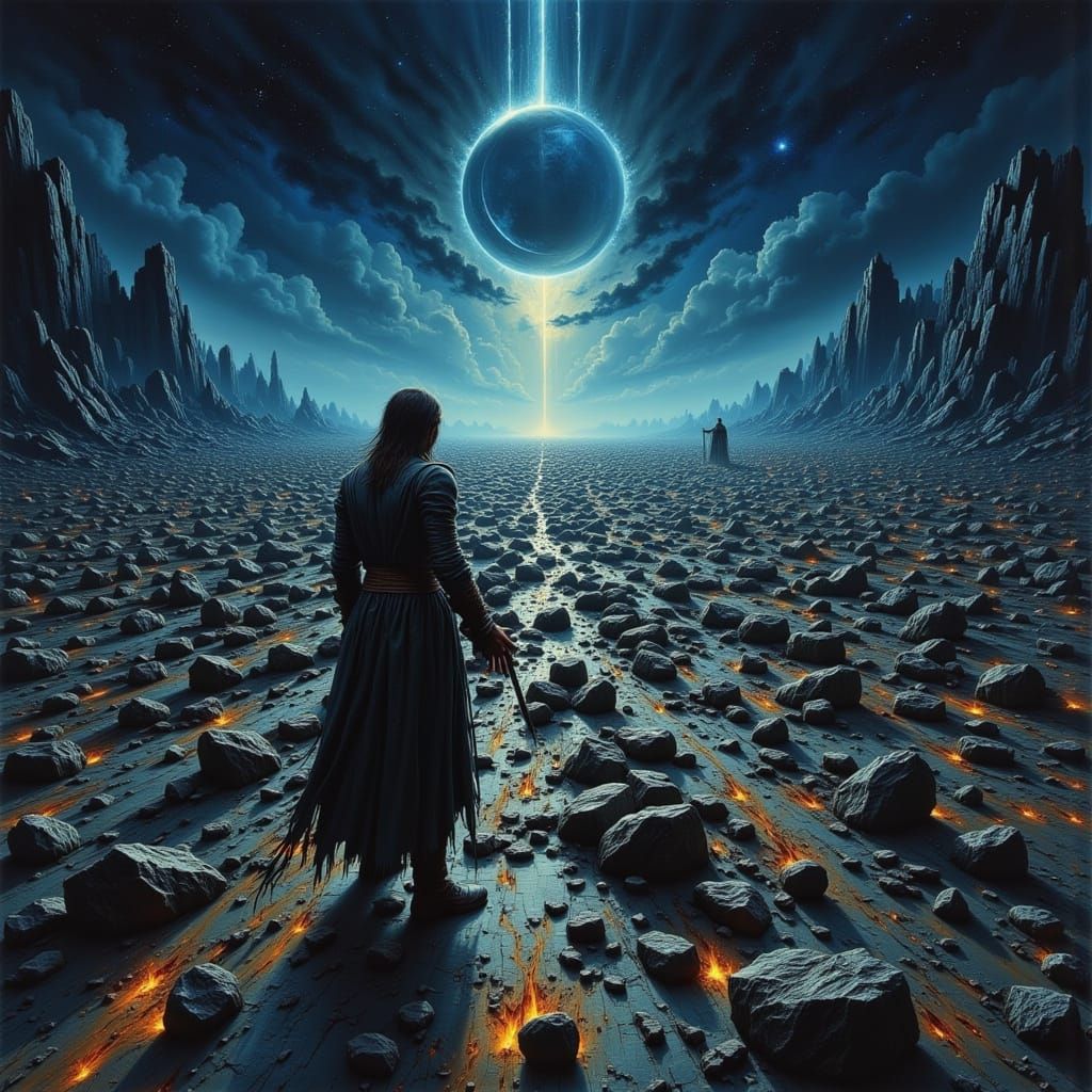 Fallen Warriors on Desolate Battlefield