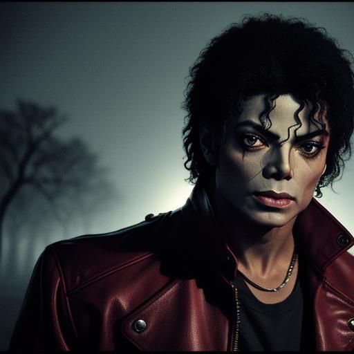 Michael Jackson Graveyard Dance: Cinematic Film Still