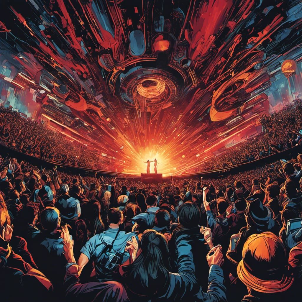 Heavy metal concert 🎸